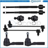 Front Lower Ball Joints Steering Sway Bar Tie Rod End For 2011-2014 Chrysler 200 6B93BC-57