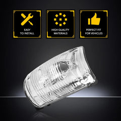 FOR 2015 - 2021 FORD TRANSIT 150 250 350 HD PASSENGER MIRROR TURN SIGNAL LIGHT A 6B93BC-57