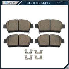4PCS Front Ceramic Brake Pads Kit For Scion 2012 - 2015 IQ 2004 - 2006 XA XB 6B93BC-57