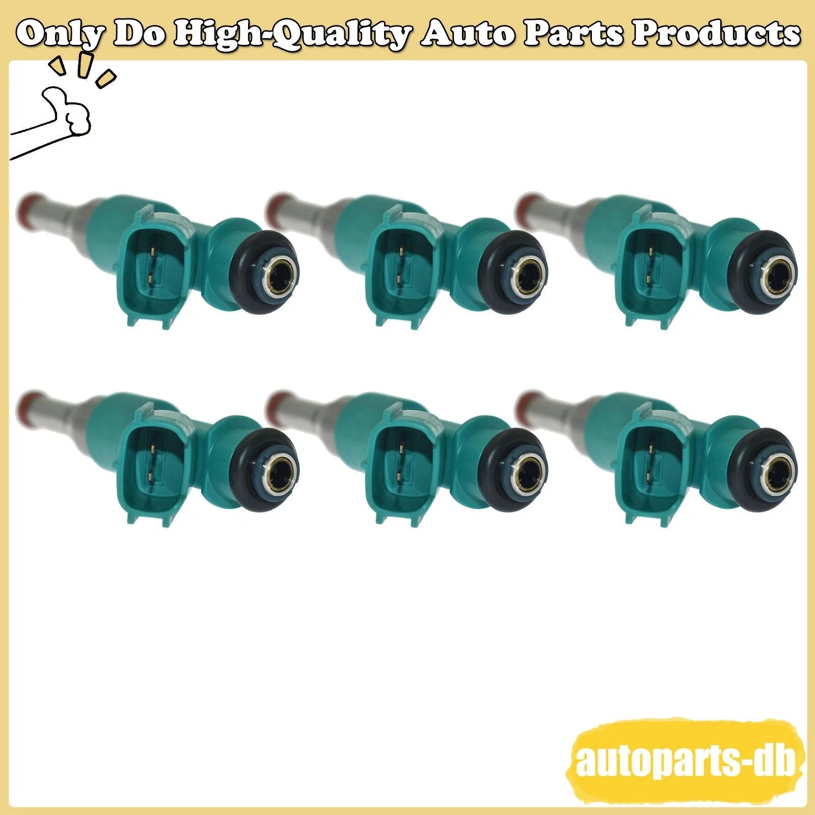 6x Fuel Injectors 23250-31090 For Toyota Camry Highlander Sienna ES350 RX350 6B93BC-57