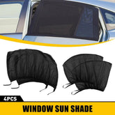 4PCS Sun Front Shade Rear Mesh Window screen Cover Sunshade Protector For Car 6B93BC-57
