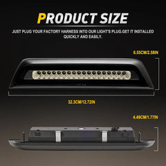 For 2016-2023 Toyota Tacoma Style F1 LED 3rd Third Tail Brake Lights Cargo Lamp 6B93BC-57