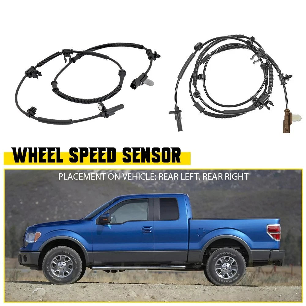 ABS Wheel Speed Sensor Rear Left Right Fit Ford F150 2011 2012 2013 2014 EOA 6B93BC-57