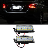 Full LED License Plate Lamp Light Assembly for Nissan Maxima Altima Murano Rogue 6B93BC-57