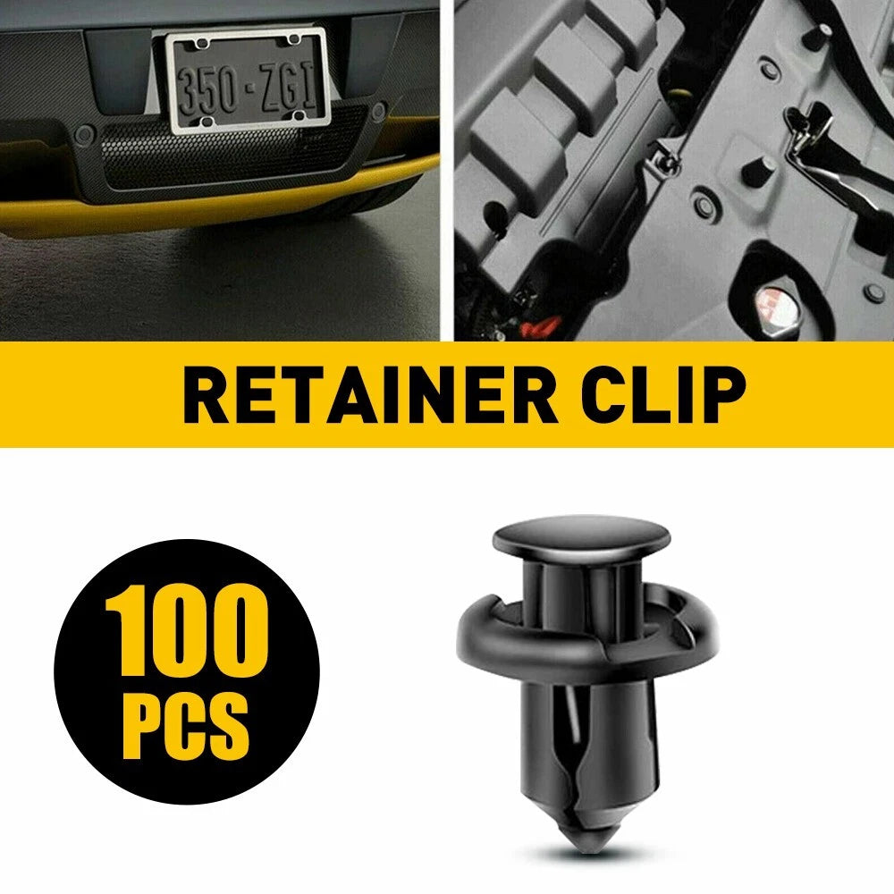 Fender Liner Clips Push Retainer For Honda Civic Accord Integra Acura 100x 10mm 6B93BC-57