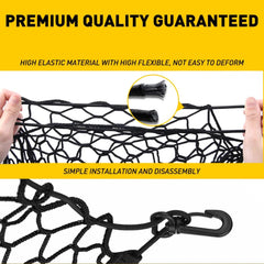 Rear Truck Bed Envelope Style Trunk Mesh Cargo Net for GMC Sierra 2013-22 USA EA 6B93BC-57