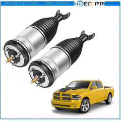 Front Pair L+R Air Suspension Shock Struts For 2013-2019 Dodge Ram 1500 Limited