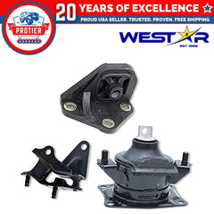 Fits 2003-2007 Honda Accord 2.4L MANUAL Rear Motor Rear & Upper Trans Mount : 6B93BC-57