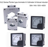 6L2 Series Pointer type Ammeter & Voltmeter & Mutual inductor 30A~1KA 150V~450V