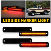LED Front Rear Side Marker Light For 73-79 Ford Bronco F150 F250 F350 Truck EOA 6B93BC-57