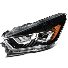 Driver Left Side Headlight Assembly For 2017-2019 For Ford Escape Black Amber 6B93BC-57