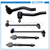 6pcs Stabilizer Link Outer Inner Tie Rod Kit Fits 2007-2011 2012 Nissan Altima