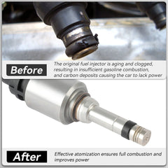 4 Fuel Injectors For Hyundai Veloster for Kia Rio Soul 2012-2017 Accent 2012-18 6B93BC-57
