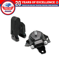 Fits 2006-2008 Hyundai Azera 3.3L 3.8L Front Lower & Rear Motor Mount 2pcs : 6B93BC-57