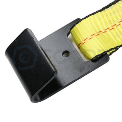 For Tow Dolly Car Tire Basket Straps Wheel Net Set Flat Hook Yellow 2Pcs