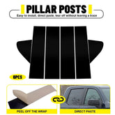 6Pcs Black Pillar Posts For 2019-2024 Chevrolet Silverado 1500 GMC Sierra 1500 A 6B93BC-57