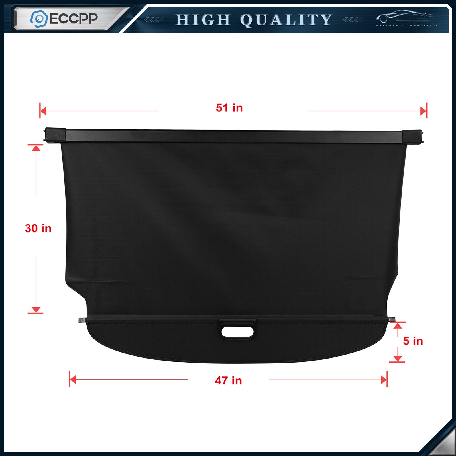 Rear Retractable Security Cargo Cover Fits Land Rover Discovery Sport 2015-2018 6B93BC-57