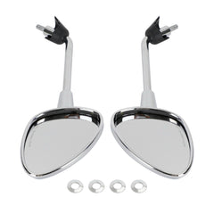 Chrome Rearview Mirrors For Vespa GTS HPE Primavera Sprint 50 125 150 Elettrica