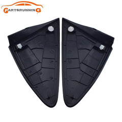 Pair Fender Mirror Molding Triangle Trim Corner Cover For Toyota Yaris 2012-2014 6B93BC-57