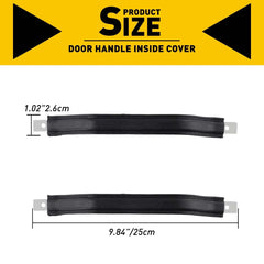 2pc Automotive Interior Door Handle Pull Fit for Jeep CJ5 CJ7 Wrangler 55009801K 6B93BC-57