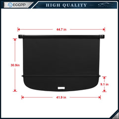 ECCPP Retractable Rear Cargo Cover Luggage Shield Shade For 2026 Audi Q5 SQ5 KOEEP