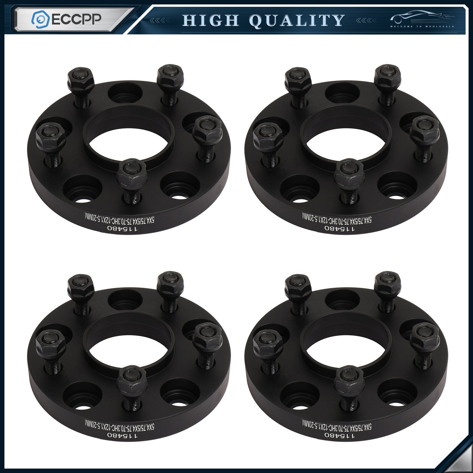 5x4.75 Hubcentric Wheel Spacers 20mm For Cadillac Eldorado Buick Riviera 1979-85 KOEEP