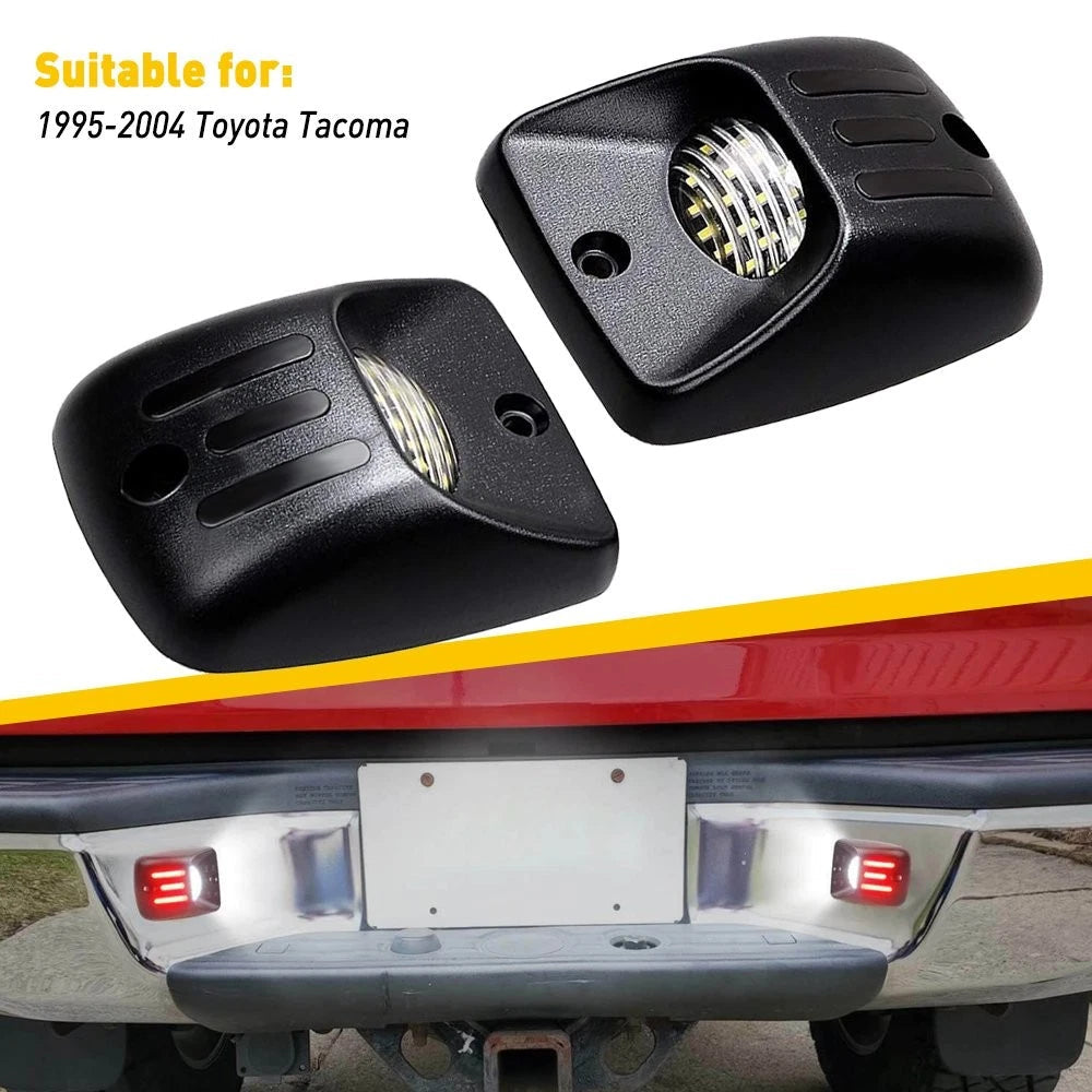 AUXITO LED License Plate Light Lamp For Toyota Tacoma 1995-2004 White Red EOA AUXITO