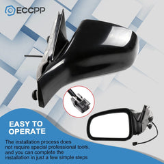 Mirror For 2004-2008 Pontiac Grand Prix Left Driver Side Power Heated 6B93BC-57