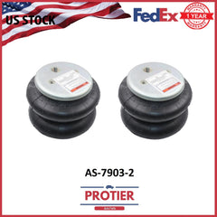 Heavy Duty Standard 2600lb. Air Suspension 1/2"npt Port fbss 583 PAIR 6B93BC-57