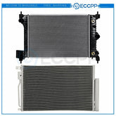 Aluminum Radiator & AC Condenser Cooling Kit For 2013-2018 Chevrolet Sonic