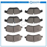 Front Rear Ceramic Brake Pads For 2013 2014 2015 Mercedes-Benz SLK250 SLK350 6B93BC-57