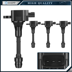 ECCPP 4 Ignition Coils For 02-06 Nissan Altima Sentra 05-06 X-Trail 2.5L L4 6B93BC-57