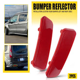For 14-22 Ford Transit Connect Left Right Side Rear Bumper Reflector Light Lam A 6B93BC-57