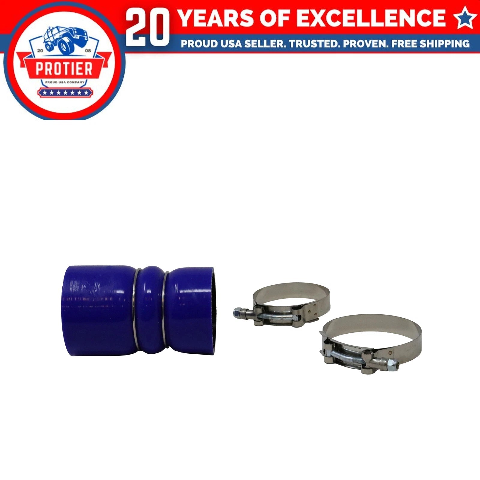 Intercooler Hose Kit Intercooler to Pipe Fits Ford E-350 E-350 Super Duty F-250 6B93BC-57