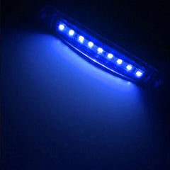 10X 12V Blue LED Side Clearance Marker Truck Trailer Van Lights Waterproof Lamp 6B93BC-57