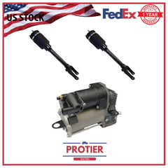 2007-2012 Mercedes GL450 AIrmatic Front Air Struts & Air Compressor w/o ADS 6B93BC-57