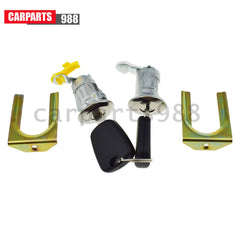 Cylinder Door Lock Barrel With Keys Fit For Citroen C1 Peugeot 107 Toyota Aygo 6B93BC-57