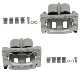 Front Brake Calipers 2Pcs Kits Zinc For 2007-2009 Ford Edge 18B5026 18B5027 6B93BC-57