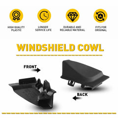 Pair Front Wiper Side Cowl Extension Cover Trim For Toyota Corolla 2020-2022 EOA 6B93BC-57