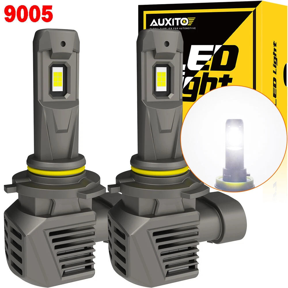 AUXITO 2X 9005 LED Headlight Bulbs Canbus Combo Low High Beam 6500K Super Bright AUXITO