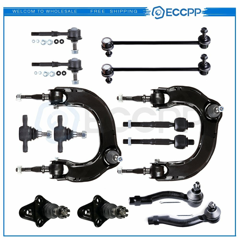 14x Front Upper Control Arms Tie Rods Ball Joints Fits 2002-2005 Hyundai Sonota KOEEP