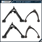 Front Upper & Lower Control Arms For 2007-2013 CHEVY SILVERADO GMC SIERRA 1500 6B93BC-57