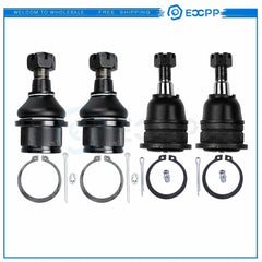 4pcs Front Upper Lower Ball Joint Kit For 2006 2007-2010 Dodge Ram 2500 3500 2WD 6B93BC-57