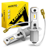 AUXITO H3 LED Fog Light Bulb Conversion Super Bright White/ Yellow Ultra Bright AUXITO