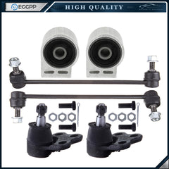 Front Lower Ball Joint Control Arm Bushings Sway Bar For 08-09 Chevrolet Equinox