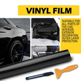 59inch High Quality Gloss Black Vinyl Wrap Sticker Car Film Decal Bubble Free EA 6B93BC-57