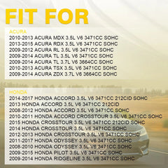 Valve Cover Gaskets Seals For 2010-13 ACURA MDX/RDX/RL/TL 3.5L V6 3471CC SOHC A 6B93BC-57
