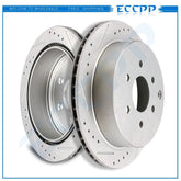 Rear Brake Rotors Drilled And Slotted For NISSAN XTERRA FRONTIER SUZUKI EQUATOR 6B93BC-57