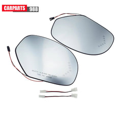 Pair LH RH Mirror Glass Heated For 2007-13 Cadillac Chevy Tahoe GMC Yukon Sierra 6B93BC-57