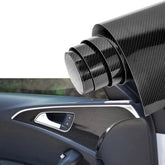 5D Premium HIGH GLOSS Carbon Fiber Vinyl Wrap Film Bubble Free Air Release USEA 6B93BC-57